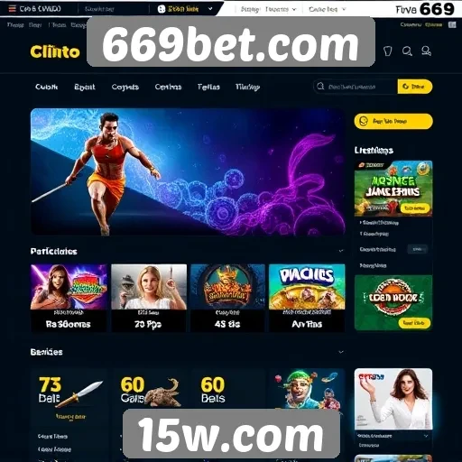 Acessibilidade e navegação no site 669bet.com