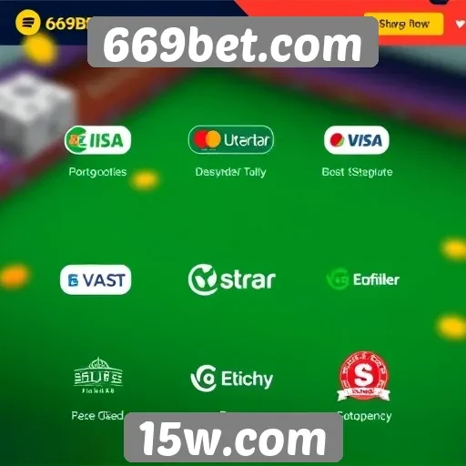 A variedade de métodos de pagamento no 669bet.com